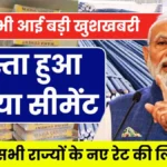 Sariya Cement Rate Today: आज कितना हुआ सरिया और सीमेंट का भाव?